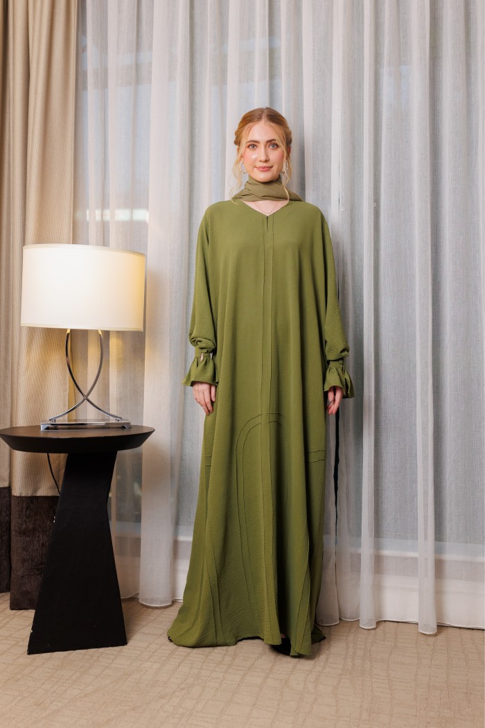 CAMELIA IN PEAR GREEN